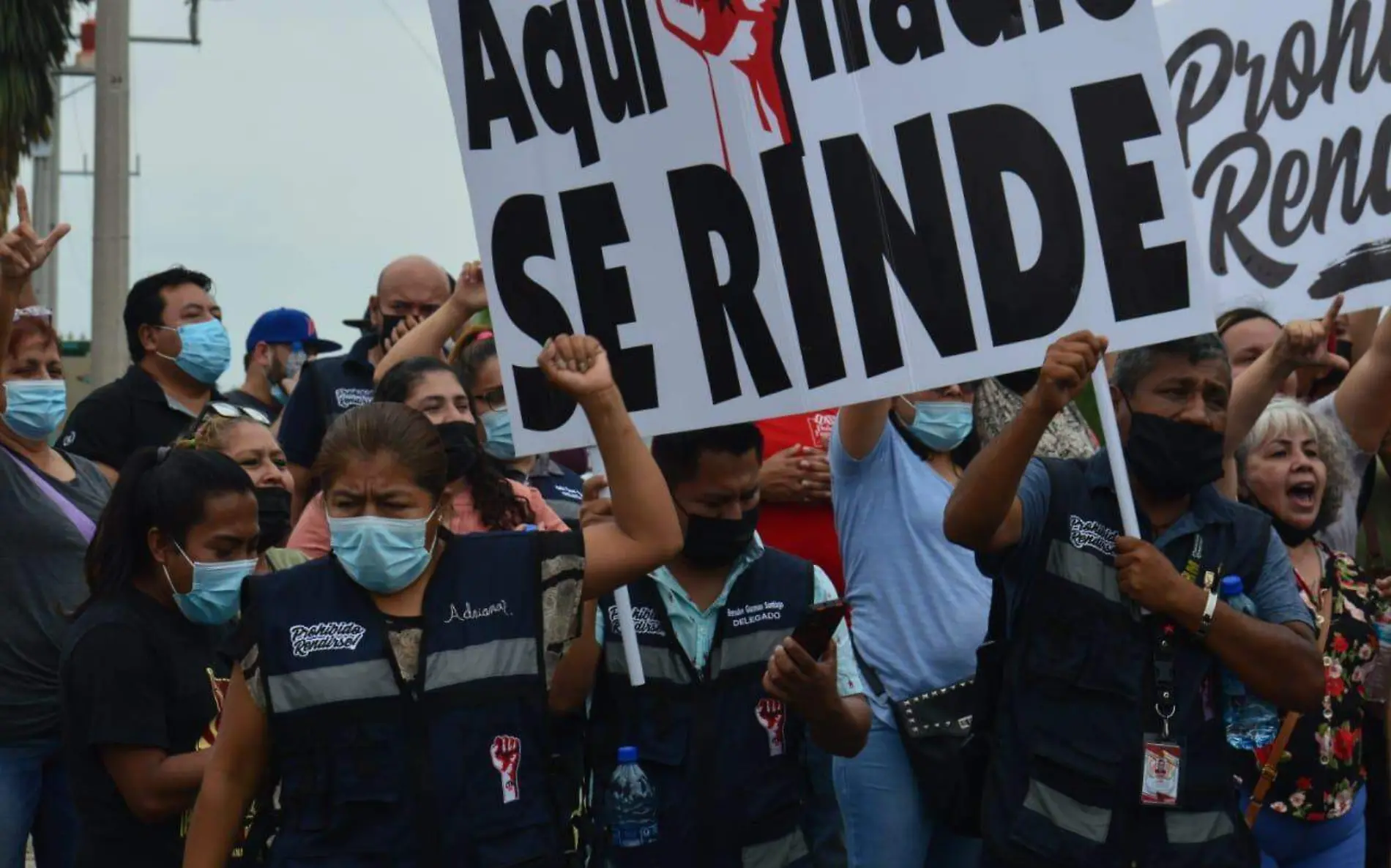 Protestas afuera de Panasonic en Reynosa,Tamaulipas Jaime Jiménez (4)